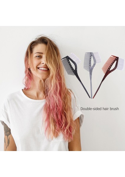 Plastik Saç Boyası Boyama Fırça Tarak Salon Kuaförlük Saç Modelleme Araçları Profesyonel Saplı Doğal Saç Fırçaları Saç (Yurt Dışından) fiyatları