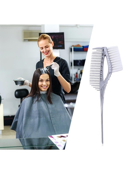 Plastik Saç Boyası Boyama Fırça Tarak Salon Kuaförlük Saç Modelleme Araçları Profesyonel Saplı Doğal Saç Fırçaları Saç (Yurt Dışından) fırsatları