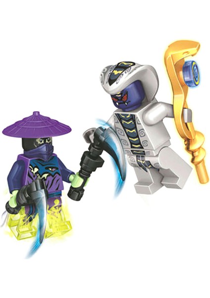 24 Adet Set Ninjago Mini Figürler Kai Jay Sensei Wu Usta Yapı Taşları Oyuncakları (Yurt Dışından) modelleri