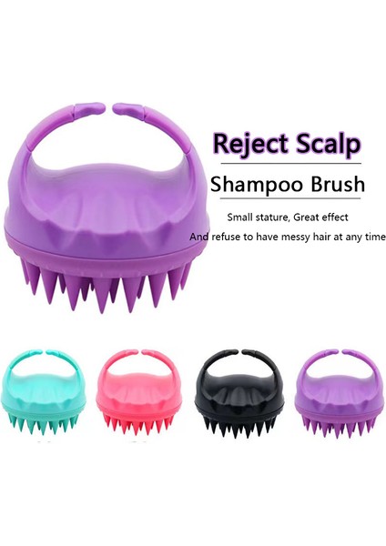 Silikon Tarak Masaj Şampuanı Mini Tarak Günlük Kullanım Için Solon Aksesuarları Rastgele Renk (Yurt Dışından) fiyatları