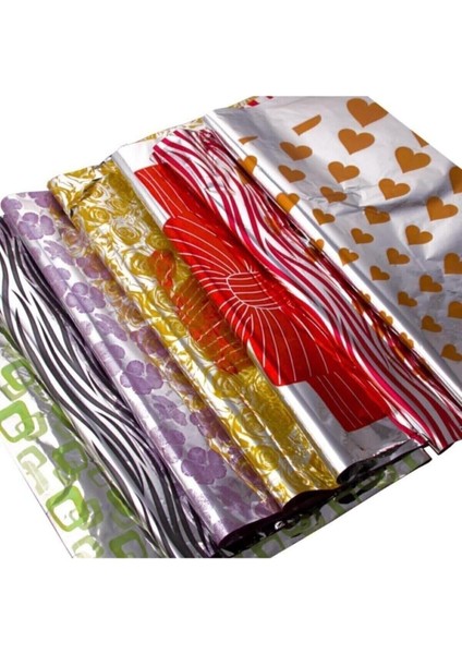 Hediye Poşet Paketi 20 x 35 cm Kendinde Bantlı Renkli Hediye Paketi 100LÜ