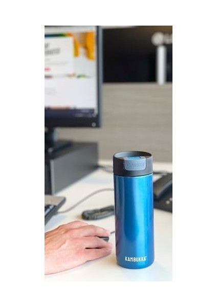 Olympus matara 500ml, swirly blue