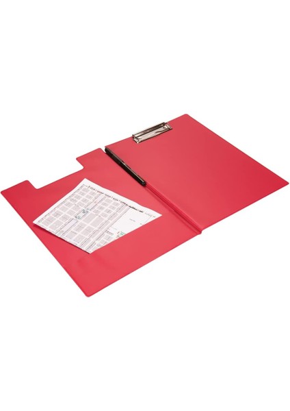 333K A4 Pvc Kapaklı Sekreter Tablası,sekreterlik,sekreter Bloknot,a4 Kapaklı Sekreterlik,kırmızı