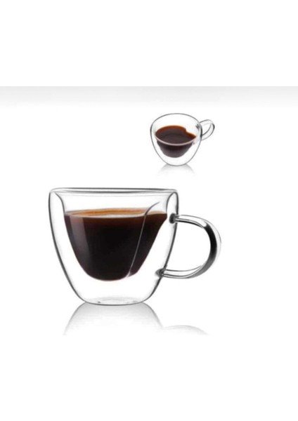 - Çift Cidarlı Kalp Kupa 250 ml FMA08475