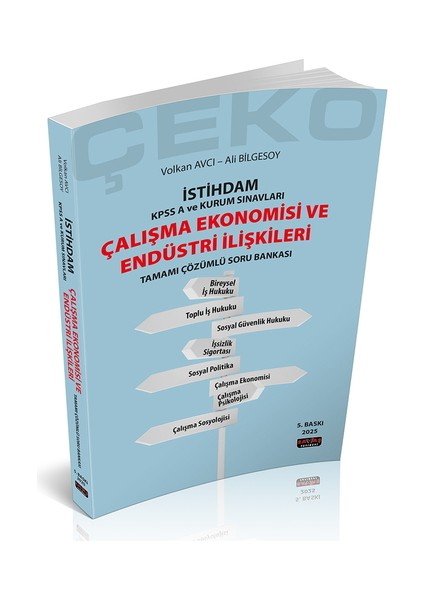 Istihdam Çeko Çalışma Ekonomisi ve Endüstri Ilişkileri Soru Bankası Savaş Yayınları 2025