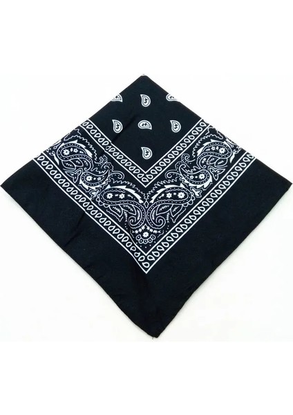 Pamuklu Klasik Şal Desen 2 Adet Bay&Bayan Bandana