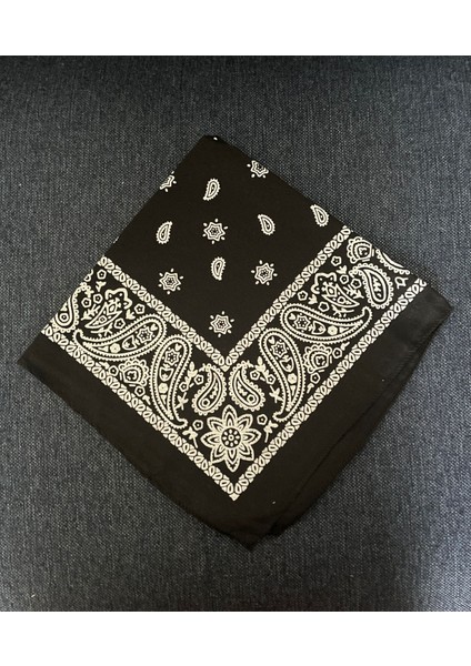 Pamuklu Klasik Şal Desen 2 Adet Bay&Bayan Bandana