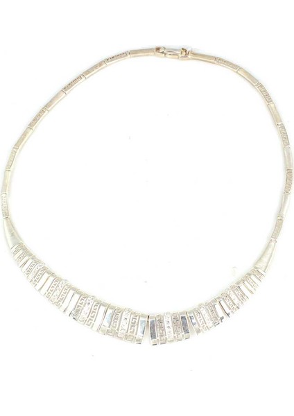 925 Ayar Gümüş Grek Motifli Kolye fiyatları