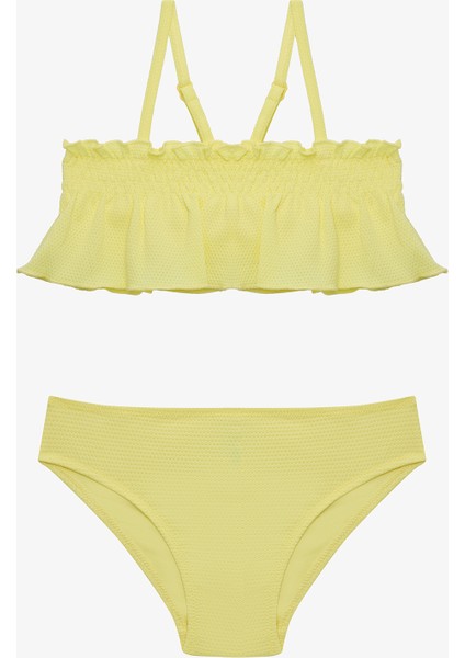 Kız Çocuk Lilly Lemon Bandeau Sarı Bikini Takımı