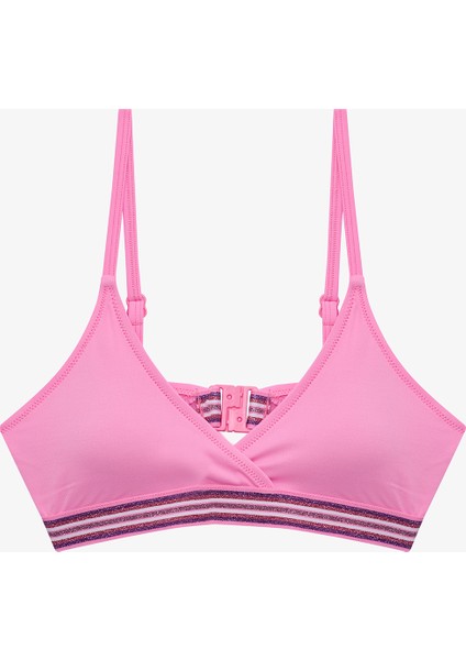 Genç Kız Shay Triangle Açık Pembe Bikini Takımı