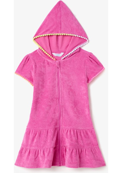 Kız Çocuk Pink Sweat Pastel Towel Pembe Kaftan