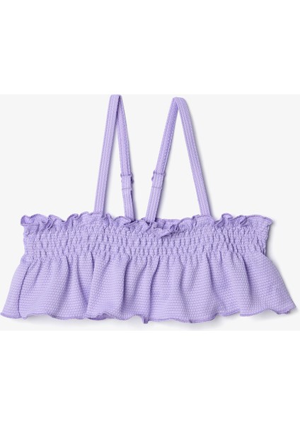 Kız Çocuk Lilly Fırfırlı Bandeau Bikini Takımı