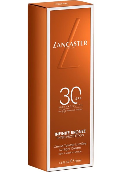 Infinite Bronze Sunlight Cream SPF30 50 ml Light/medium