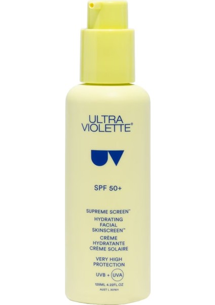 Super Supreme Screen Spf 50+ Skınscreen™ - Nemlendirici Yüz Kremi 125 ml