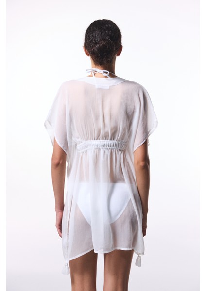 Basic Beyaz Kaftan