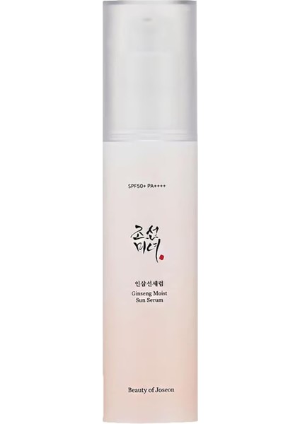 Ginseng Moist Sun Serum SPF50+ - Nemlendirici Güneş Koruması 50 ml