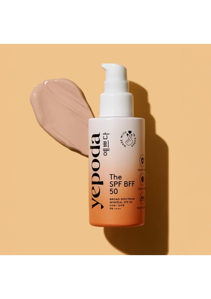 The Spf Bff 50 – Renkli Geniş Spektrumlu Mineral Güneş Kremi Spf 50 Pa++++ (50 Ml) fiyatları