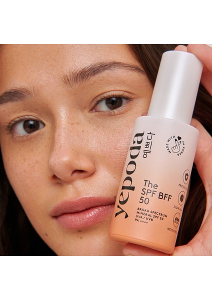 The Spf Bff 50 – Renkli Geniş Spektrumlu Mineral Güneş Kremi Spf 50 Pa++++ (50 Ml) fırsatları