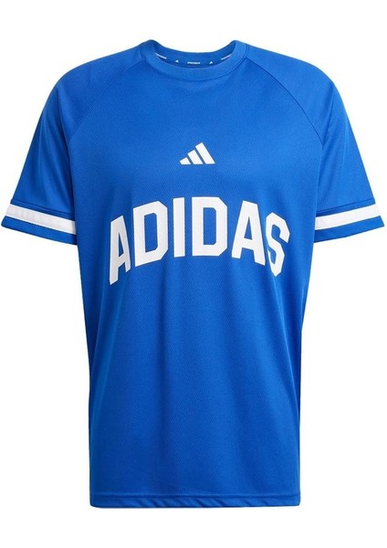 Erkek Mavi T-shirt M US SPORT TEE JD8098