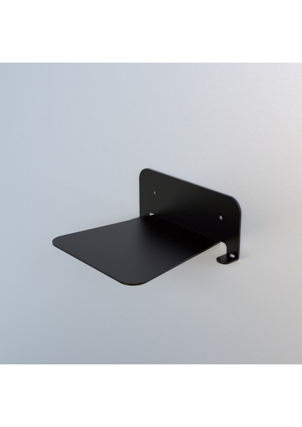 Duvar Montajlı Metal Kitap Rafı, Görünmez Modelli Kitaplık, Siyah, Minimalist Tasarım modelleri