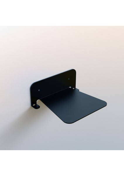 Duvar Montajlı Metal Kitap Rafı, Görünmez Modelli Kitaplık, Siyah, Minimalist Tasarım indirimleri