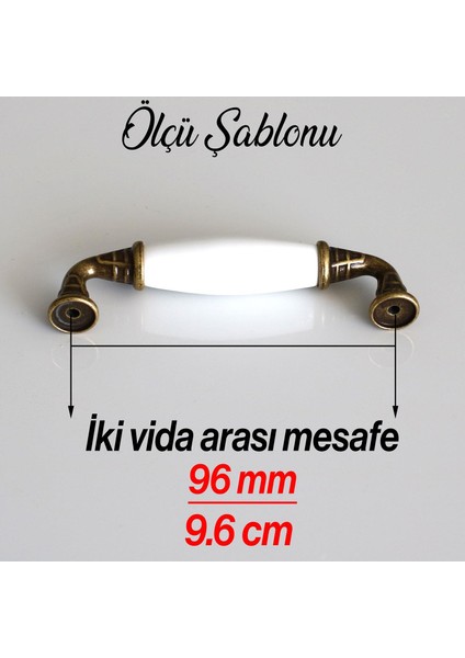 Porselen Eskitme Antik Sarı 96 mm Mobilya Mutfak Çekmece Dolap Dolabı Kulpu Kulbu Kulpları fırsatları