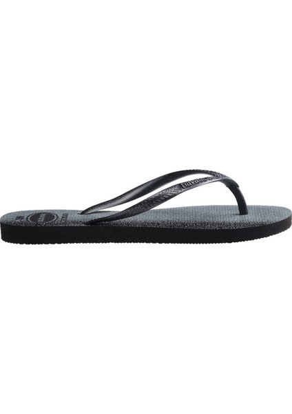 Slim Gloss Black Kadın Terlik