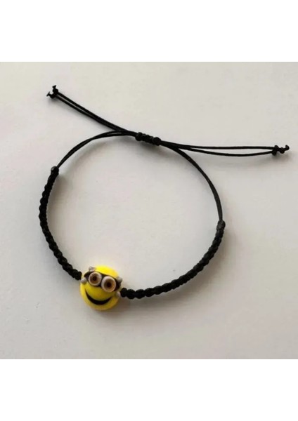 3021 Minions Murona Cam Tasarım Makrome Bileklik