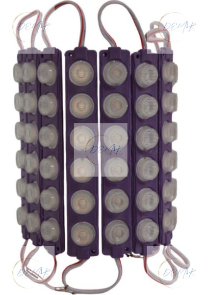 6 Lensli 12 Volt 6 Watt Mor Modül (10 Adet)
