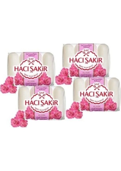 Klasik Çiçek Terapisi Güzellik Sabunu 4 x 70 gr x 4 Paket