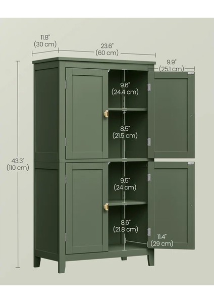 Arişa LandyYeşil Banyo Dolabı modelleri