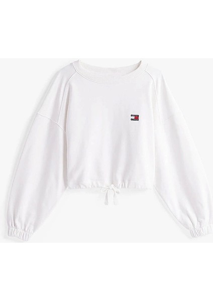 Kadın Beyaz Fit Sweatshirt indirimleri