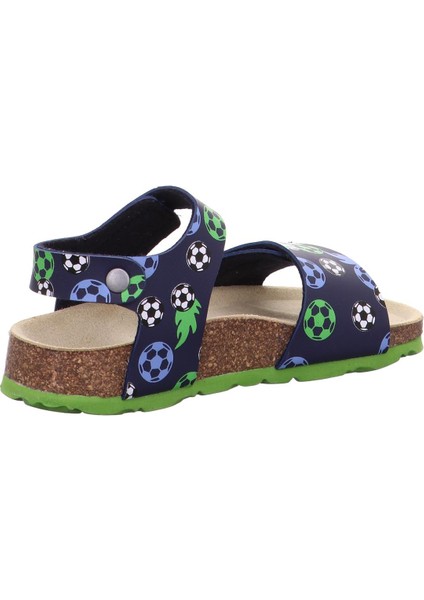 Superfit Mantar Taban Desenli Erkek Sandalet Lacivert10