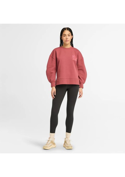 Brushed Chest Graphıc Crew Sweatshırt