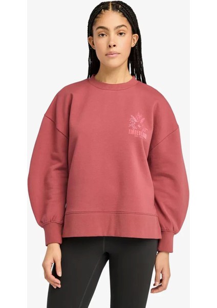 Brushed Chest Graphıc Crew Sweatshırt fiyatları