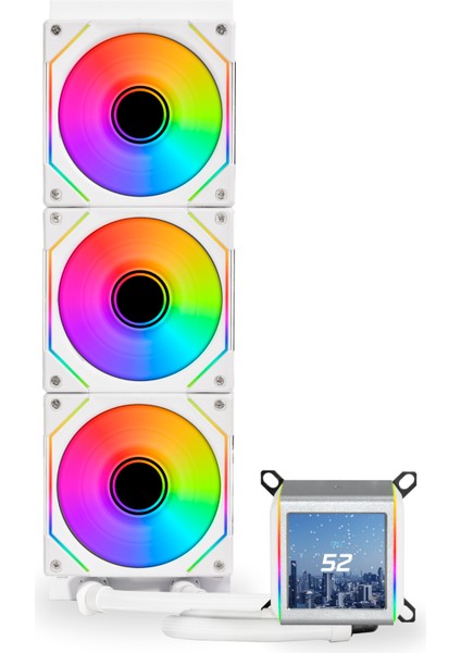 Galahad Iı LCD Sl-Infınıty 360MM Beyaz Işlemci Sıvı Soğutucu fiyatları