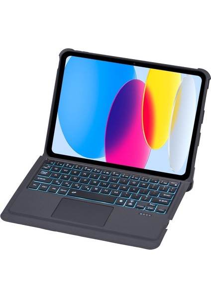 Apple iPad Pro 11inç M4 2024 Uyumlu Kılıf Palermo LED Işıklı Magnetik Standlı Klavyeli Kılıf fırsatları