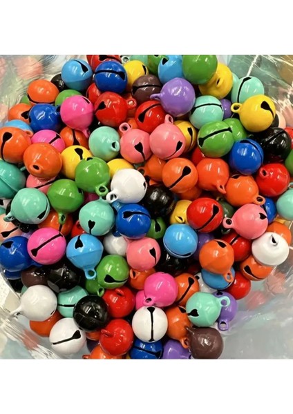 Kırmızı Renk Kulplu Çan, Zil, Tasma Zili, Amigurumi Zili 14 mm (20 Adet)