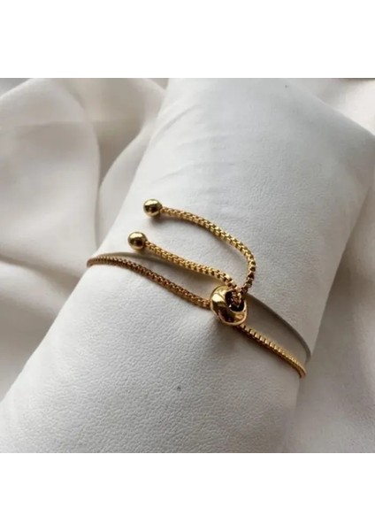 1098 Tasarım Model Taşlı Yonca Bileklik