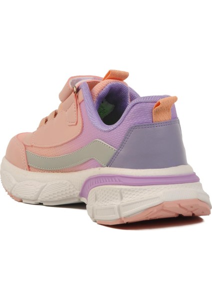 Pudra Cırtlı Fileli Hafif Kız Çocuk Spor Ayakkabı 1897 F fırsatları