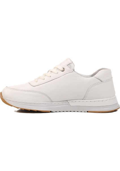 Beyaz Deri Anatomik Kadın Casual Ayakkabı AY385 Z fiyatları