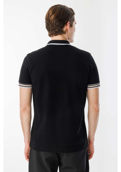 Limitless Erkek Siyah Polo Tişört (BCT25106-02)