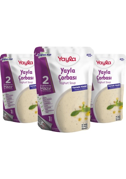 Yemek Hazır Yayla Çorbası 250 gr x3