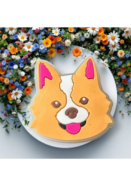 Ledli Yanıp Sönen Köpek Figürlü Terlik Süsü Üç Boyutlu/ışıklı 3D Charm/jibbitz