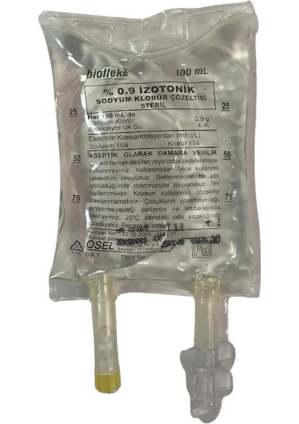 %0.9 Izotonik Serum Çözelti 100 ml