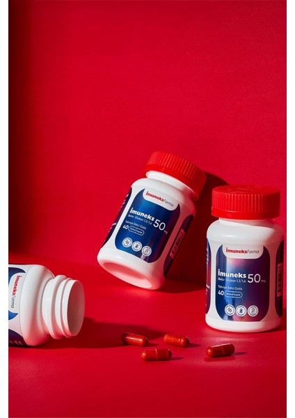 Farma 50 mg Beta Glukan (1,3/1,6) Içeren Takviye Edici Gıda 40 Kapsül x 3 Adet