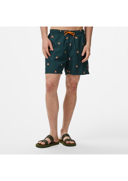 Erkek Yeşil Regular Fit Desenli Deniz Şortu T55108T.3JB modelleri