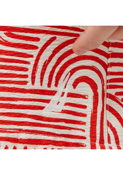 Erkek Kırmızı Regular Fit Desenli Deniz Şortu T55341T.6QB indirimleri