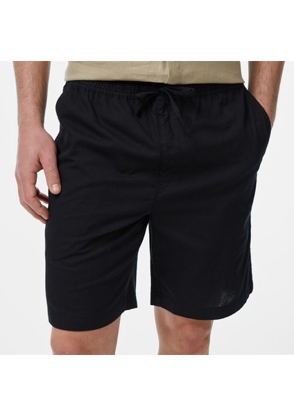 Erkek Siyah Jogger Şort B55227T.0TB