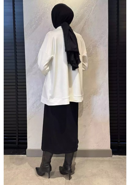 Bisiklet Yaka Sıfır Kol Içlik Elbise P-00015354